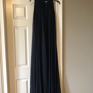 Deep blue formal gown